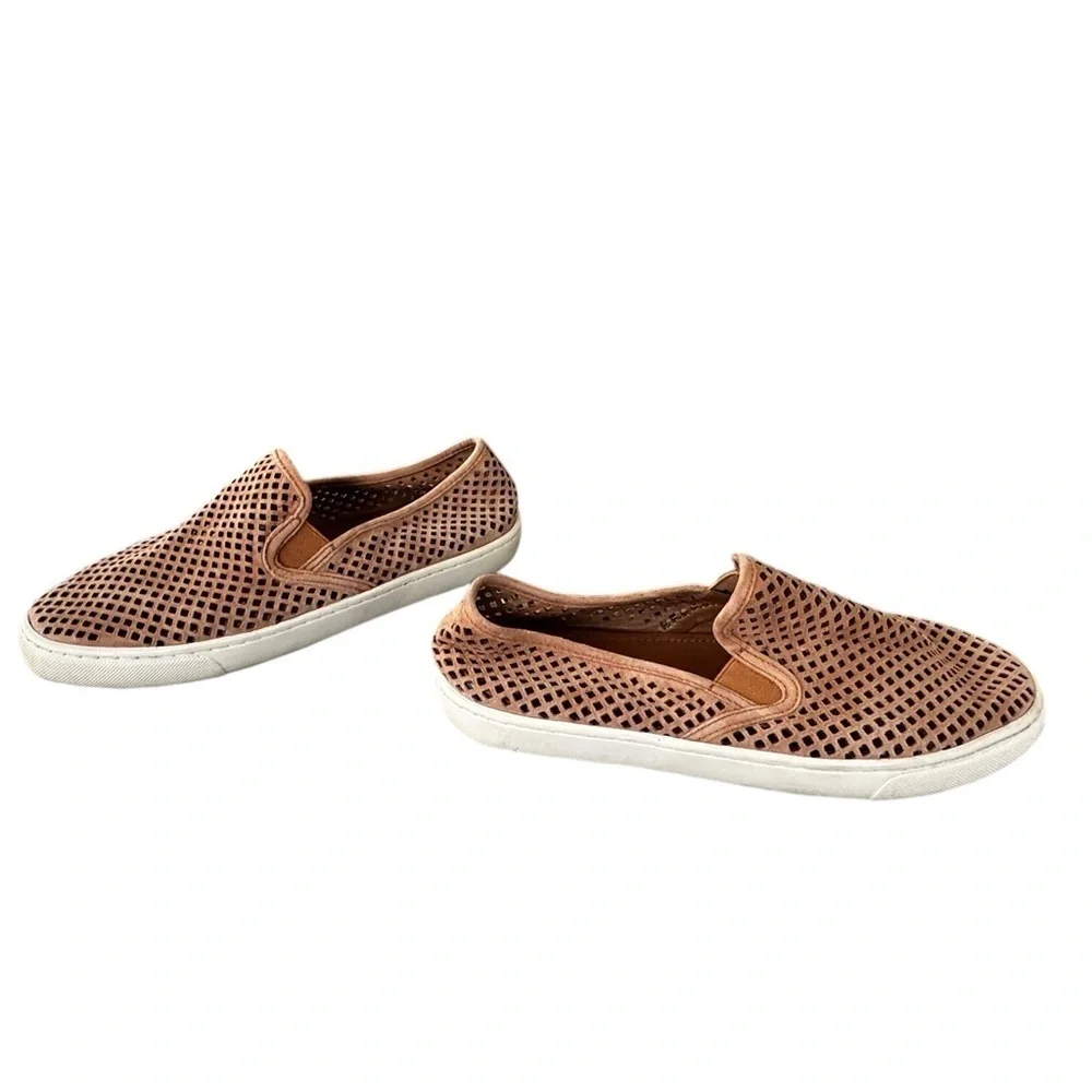 Tory Burch Jesse Suede Perforated Slip-on Sneaker Women’s 8.5